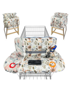 Cubierta de carrito de compras 2 en 1 SCCHC-DSIDES - Impermeable - Marfil