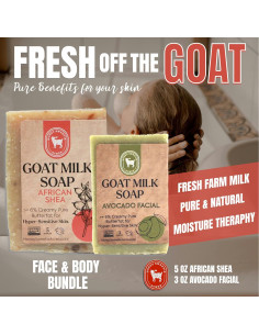 Jabón Facial y Corporal Honey Sweetie Acres - Aguacate y Leche de Cabra 2