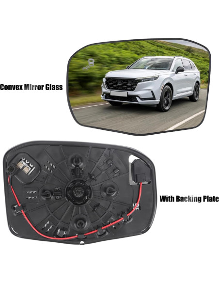 Cristal Espejo Lateral Conductor RACBOX CRV 2023-2025 Calentado