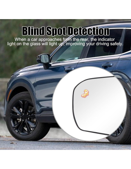 Cristal Espejo Lateral Conductor RACBOX CRV 2023-2025 Calentado