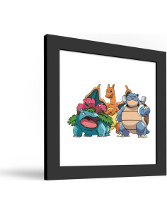 Arte de Pared Gallery Pops Pokemon - Blastoise, Charizard, Venusaur 30.48 cm 2