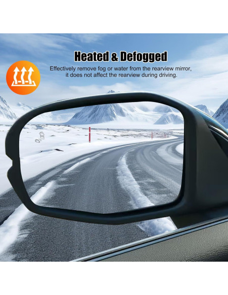 Cristal Espejo Lateral Conductor RACBOX CRV 2023-2025 Calentado