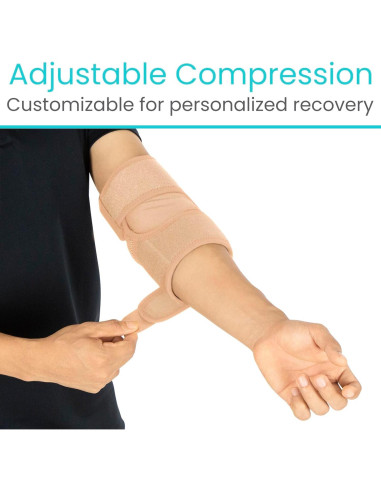 Faja de Codo Vive Health Estándar Beige - Compresión para Tendonitis