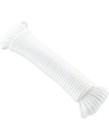 Cuerda de Nylon Paracord TOWSWELL 15.24m 4mm Blanca