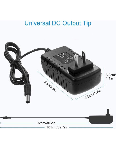 Adaptador AC/DC BestCH 12V para Taladro Inalámbrico Black & Decker