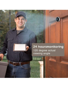 Visor de Puerta Sonew con Pantalla LCD 3.5" y 120 2