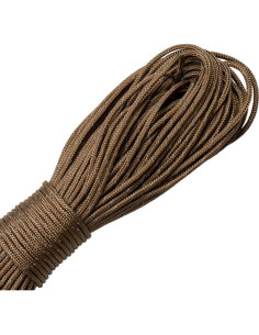 Cuerda Paracord Reflectante Fluorescente 1.75mm 19.81m Marrón 2