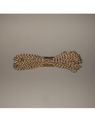 Cuerda Paracord Reflectante Fluorescente 1.75mm 19.81m Marrón