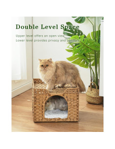 Cama para Gatos SETVSON Natural Mediana 42x42x33.5cm 2