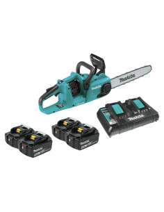 Motosierra Inalámbrica Makita XCU03PT1 36V 14" Kit con 4 Baterías