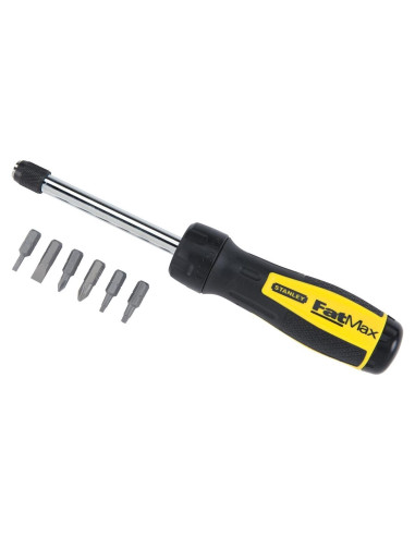 Destornillador Multi-Bit Stanley 69-189 con Soporte Magnético