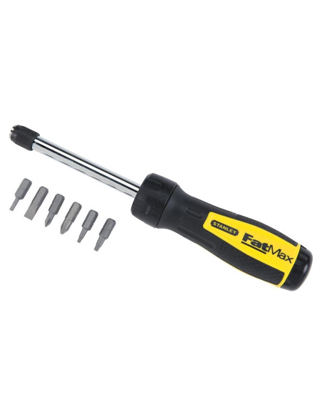 Destornillador Multi-Bit Stanley 69-189 con Soporte Magnético