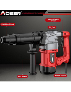 Llave de Impacto Inalámbrica AOBEN 21V 610.5 Nm 2400 RPM 2