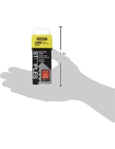 Grapas de Corona Ancha Stanley TRC604T 1/4" Alta Resistencia 1000 Pzas 2