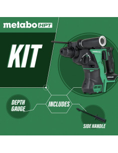 Taladro de Martillo Rotativo Metabo HPT 18V Sin Batería 2
