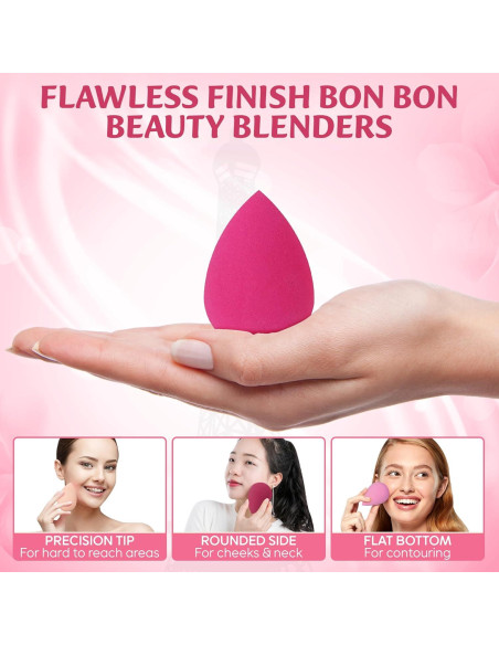 Set de 6 Esponjas de Maquillaje Nameless Niche - Veganas y Suaves