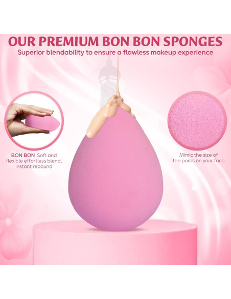 Set de 6 Esponjas de Maquillaje Nameless Niche - Veganas y Suaves