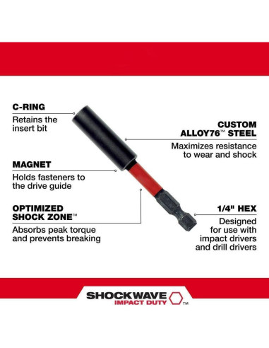 Soporte de Broca de Rebaje de Conductos Milwaukee 48-32-2350