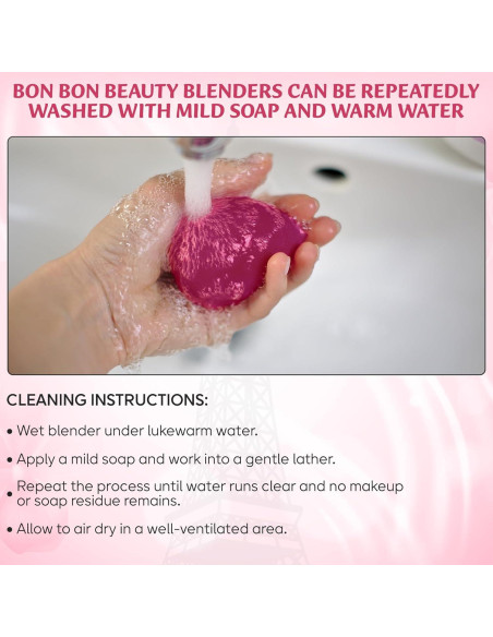 Set de 6 Esponjas de Maquillaje Nameless Niche - Veganas y Suaves