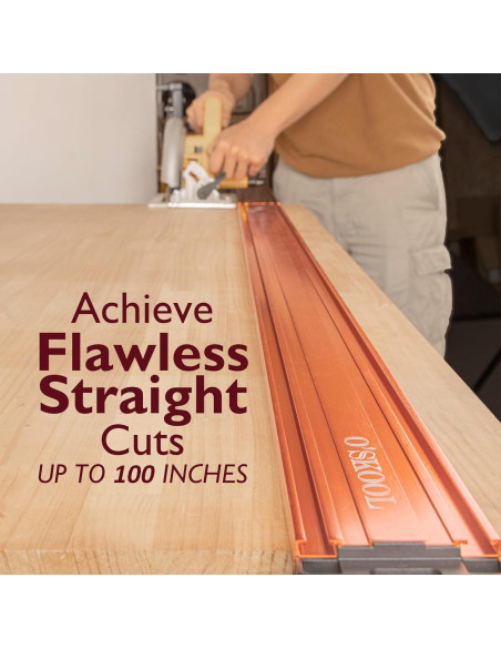 Abrazadera de Bisel Recto O'SKOOL 100" - Guía de Sierra Circular