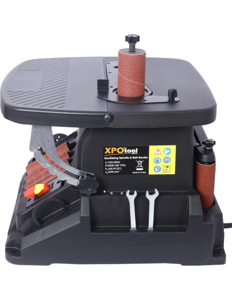 Lijadora de Eje Oscilante y Banda Quvapsiy 500W 2 en 1