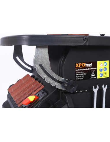 Lijadora de Eje Oscilante y Banda Quvapsiy 500W 2 en 1