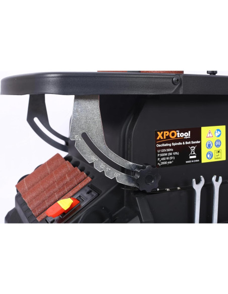 Lijadora de Eje Oscilante y Banda Quvapsiy 500W 2 en 1