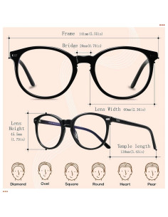 Gafas bloqueadoras de luz azul DUCO para computadora y juegos 2