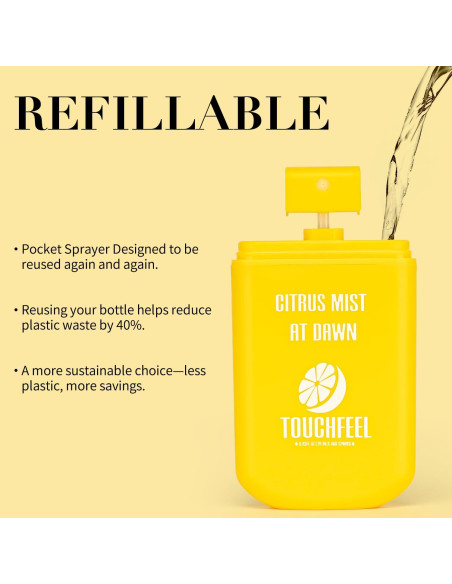 Spray Desinfectante para Manos Touchfeel 28ml Cítrico Herbal