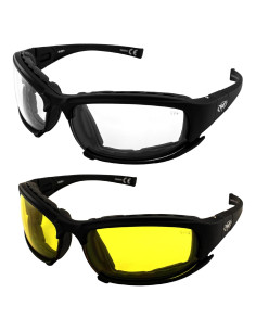 Gafas de sol de motocicleta Global Vision Assault con lentes UV400