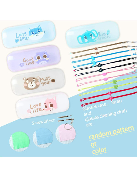 Gafas Anti Luz Azul AetrvoHope para Niños UV400 Rosa Claro