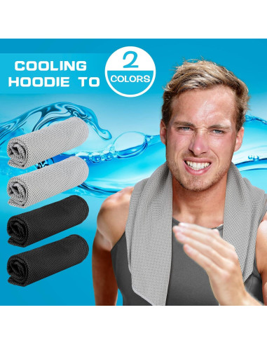 Toallas Refrescantes Bencailor 4 Piezas UPF 50 para Deporte