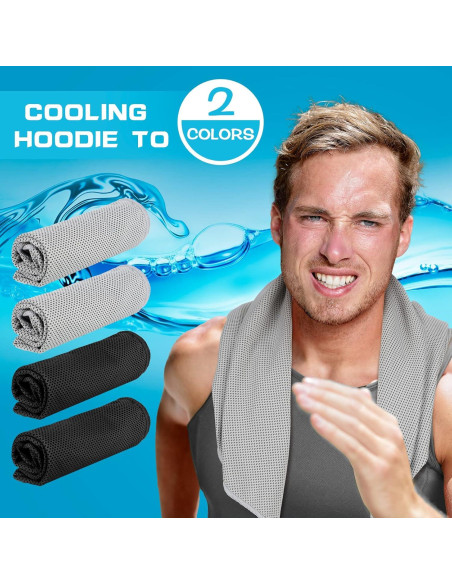 Toallas Refrescantes Bencailor 4 Piezas UPF 50 para Deporte