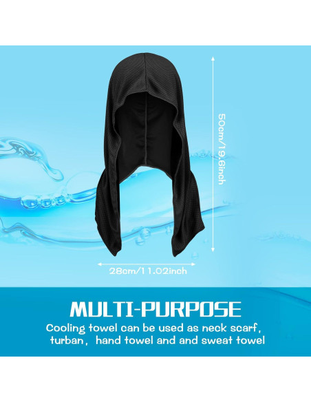 Toallas Refrescantes Bencailor 4 Piezas UPF 50 para Deporte