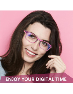 Paquete de 6 Gafas de Lectura Unisex con Bloqueo Luz Azul 1.25D 2