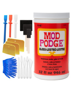 Mod Podge 32 oz Brillante Sellador y Pegamento Pixiss