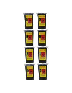 8 Contenedores de Desecho de Cuchillas FOMIYES 15.5x9.5cm