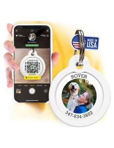 Etiqueta de Identificación QR Personalizada ROVERTAGS Pequeña