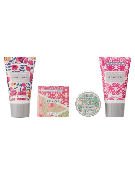 Conjunto de Cuidado de Manos Heathcote & Ivory 30ml Crema, Jabón