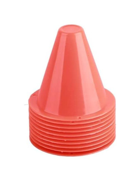 Conos de Entrenamiento de Fútbol Estink 10 Piezas Naranja 8.5 cm