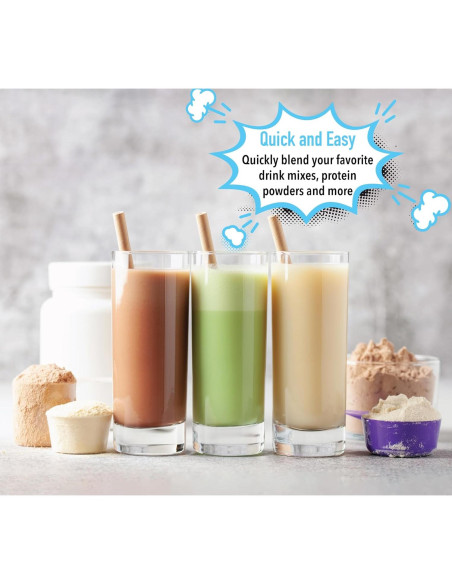 Batidor Eléctrico de Leche Elementi - 28 cm - Púrpura