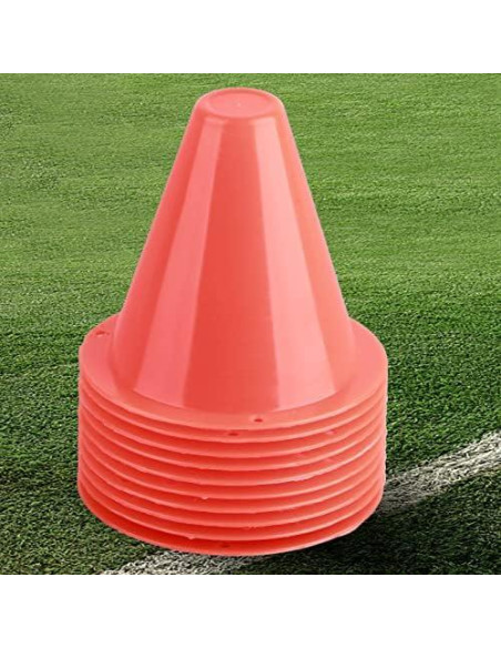 Conos de Entrenamiento de Fútbol Estink 10 Piezas Naranja 8.5 cm