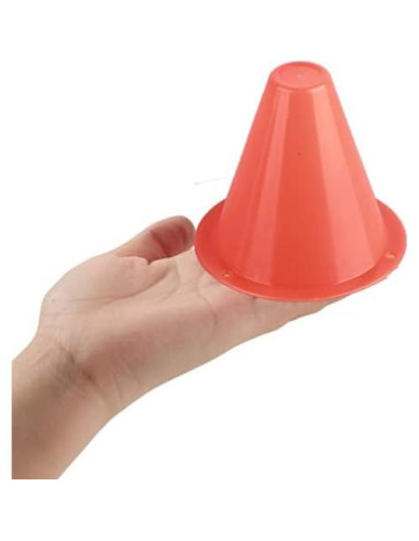 Conos de Entrenamiento de Fútbol Estink 10 Piezas Naranja 8.5 cm