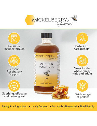 Tónico de Miel de Polen Mickelberry Gardens 118.3 ml