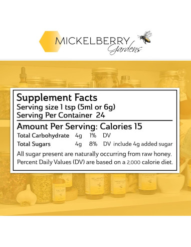 Tónico de Miel de Polen Mickelberry Gardens 118.3 ml