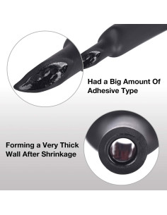 Tubo Termocontraíble XHF 5/16" Negro 20 Pies Grado Marino 2