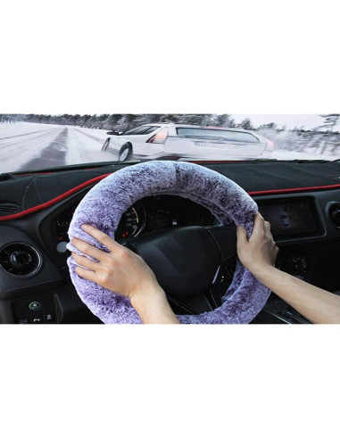 Cubierta de Volante de Piel Sintética IXITON Leopardo - Set 3 Piezas