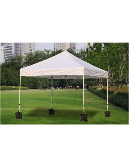 Bolsas de peso para toldo CACTIYE, paquete de 4, negro