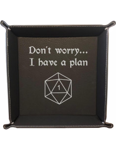 Bandeja de Dados D&D PrecisionNC Cuero Sintético Negro 32.7cm 2