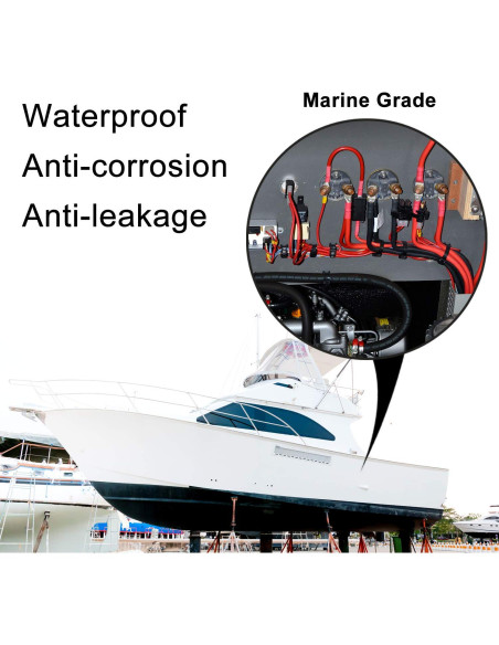 Tubo Termocontraíble XHF 5/16" Negro 20 Pies Grado Marino Tubo Termocontraíble XHF 5/16" Negro 20 Pies Grado Marino